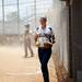 Saline pitcher Kristina Zalewski prepares to warm up on the infield before the game against Allen Park on Saturday, June 8. Daniel Brenner I AnnArbor.com
